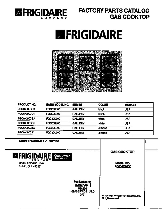 Diagram for FGC6X9XCTA