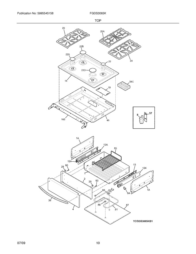 Diagram for FGDS3065KWA
