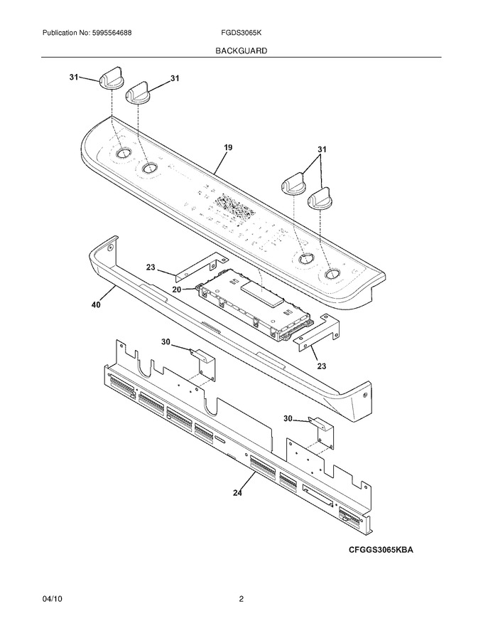 Diagram for FGDS3065KWB