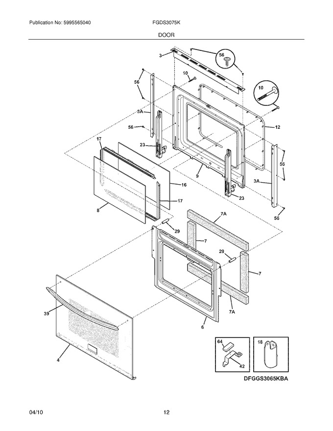 Diagram for FGDS3075KBB