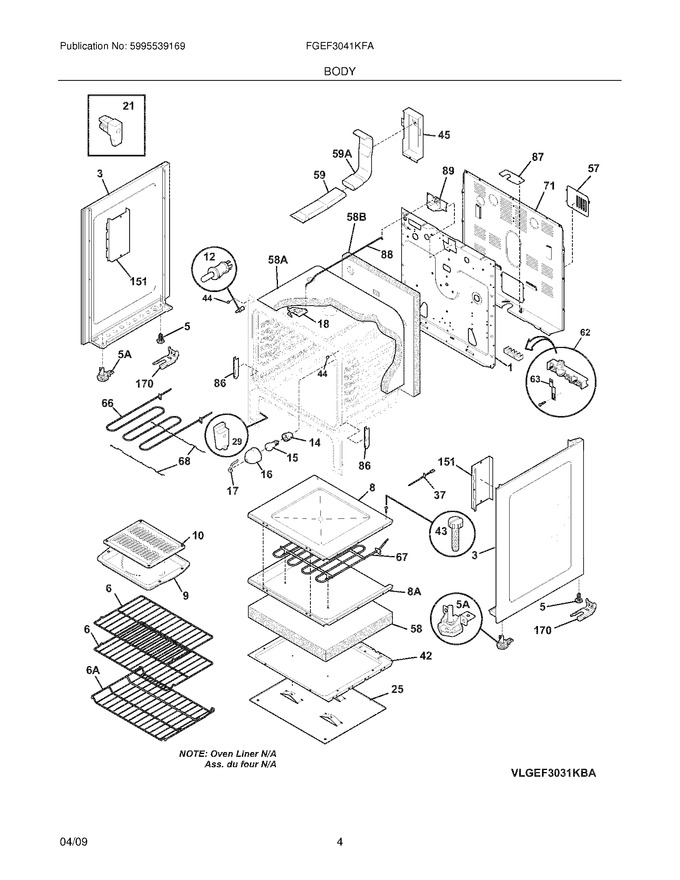 Diagram for FGEF3041KFA