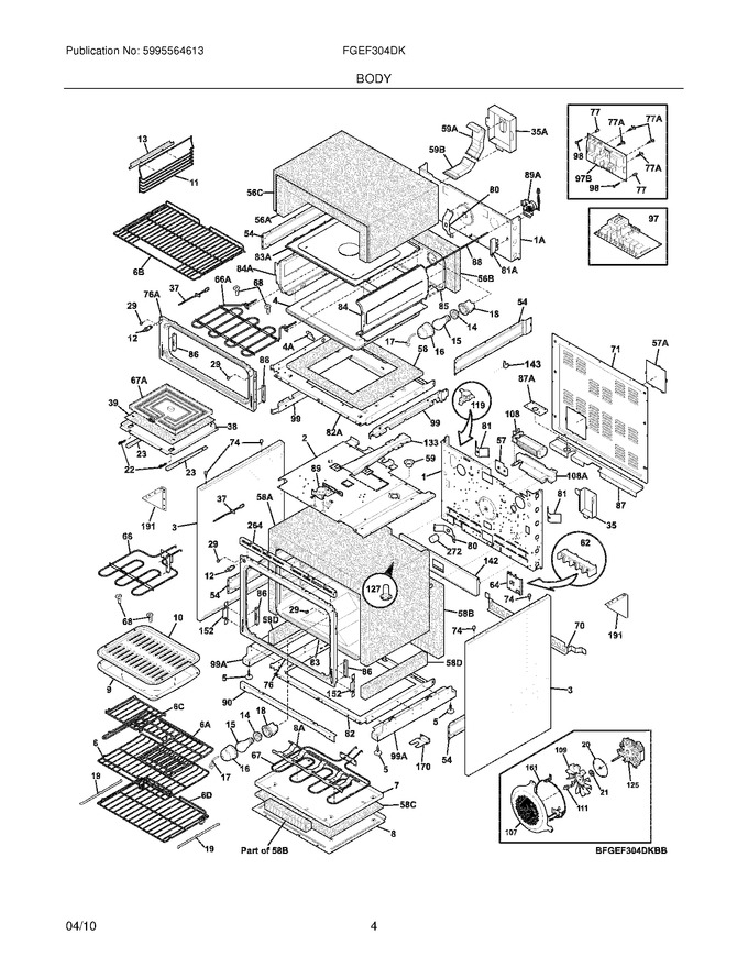 Diagram for FGEF304DKWB