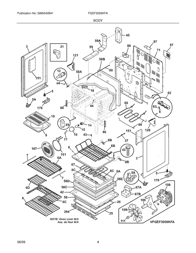Diagram for FGEF3056KFA