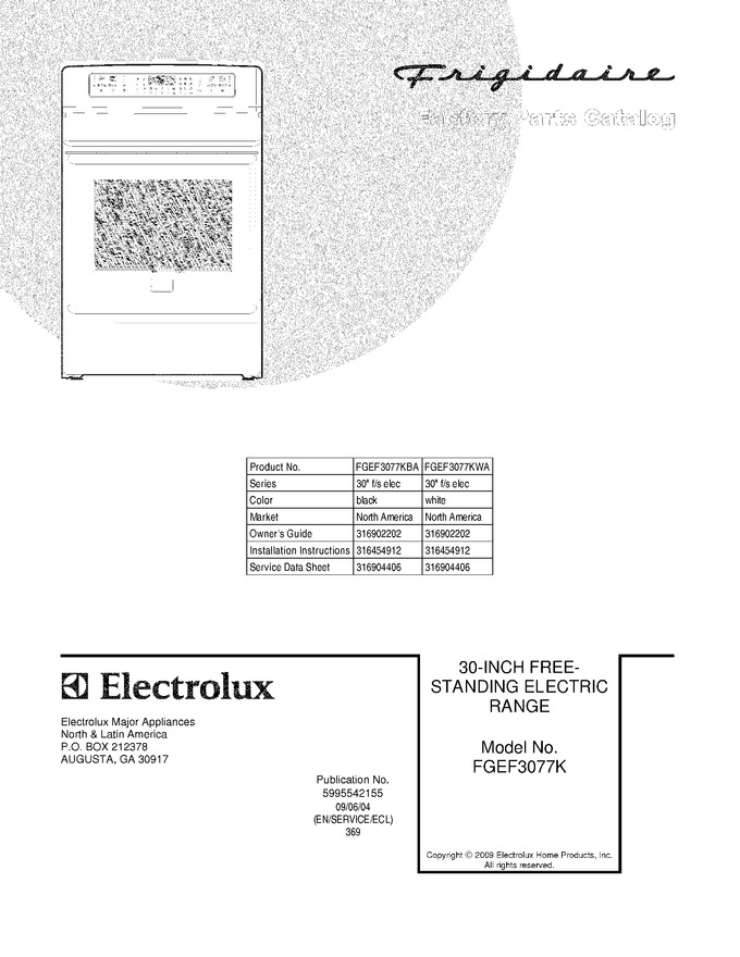 Diagram for FGEF3077KWA