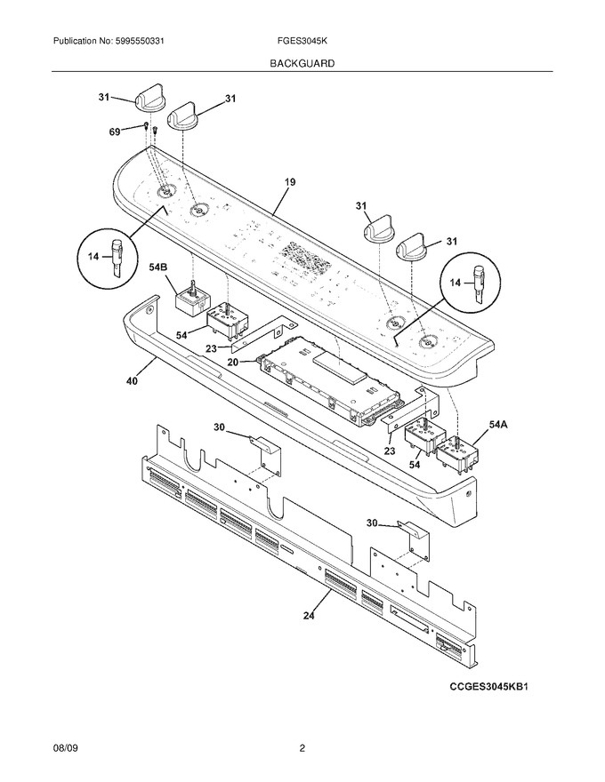 Diagram for FGES3045KWA