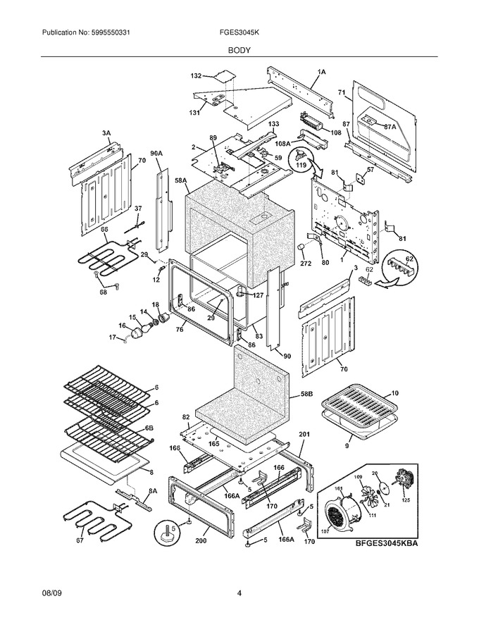 Diagram for FGES3045KBA