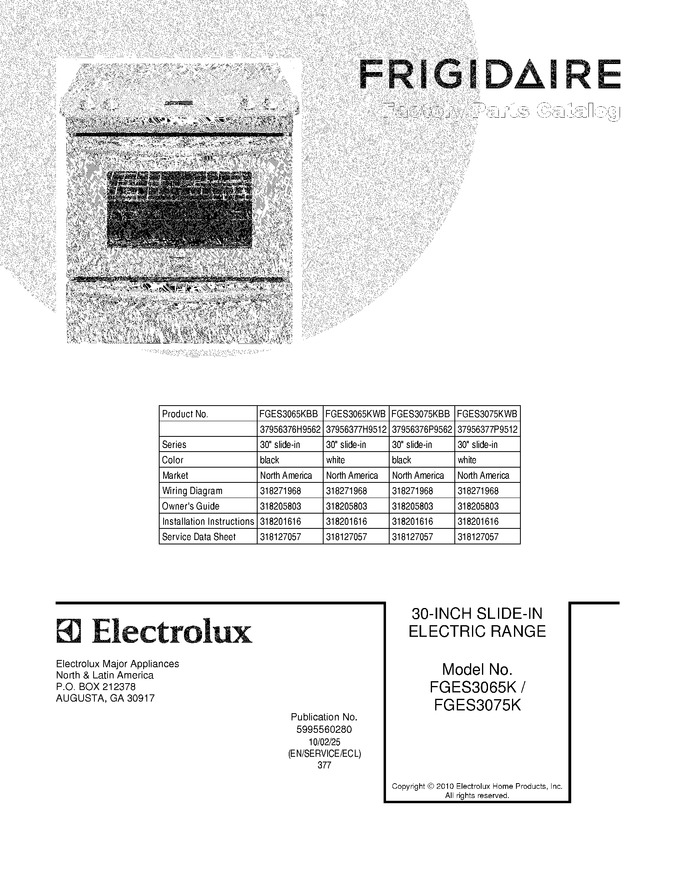Diagram for FGES3065KWB