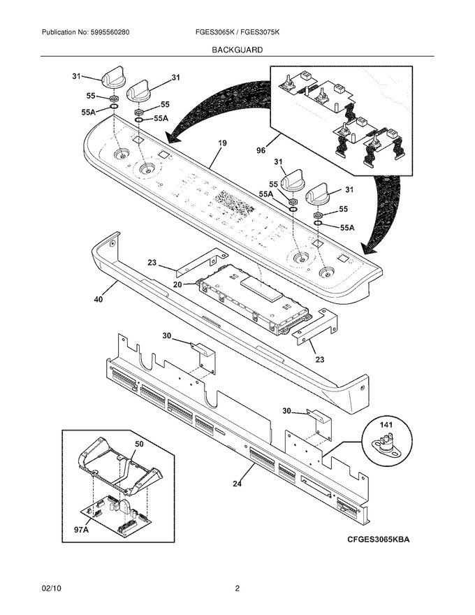 Diagram for FGES3075KBB