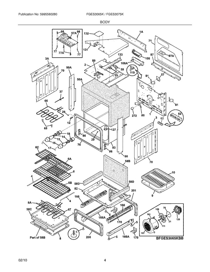 Diagram for FGES3075KBB
