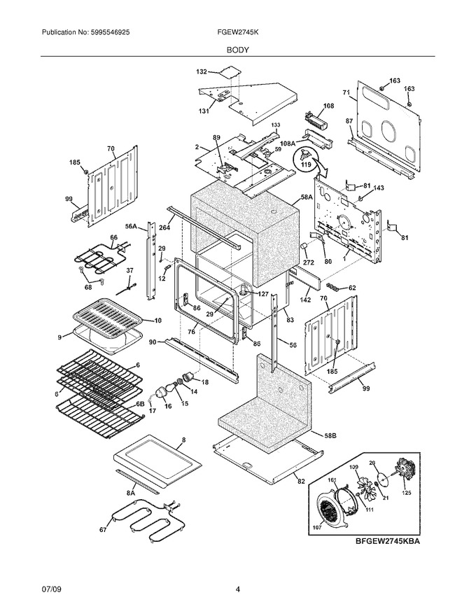 Diagram for FGEW2745KBA