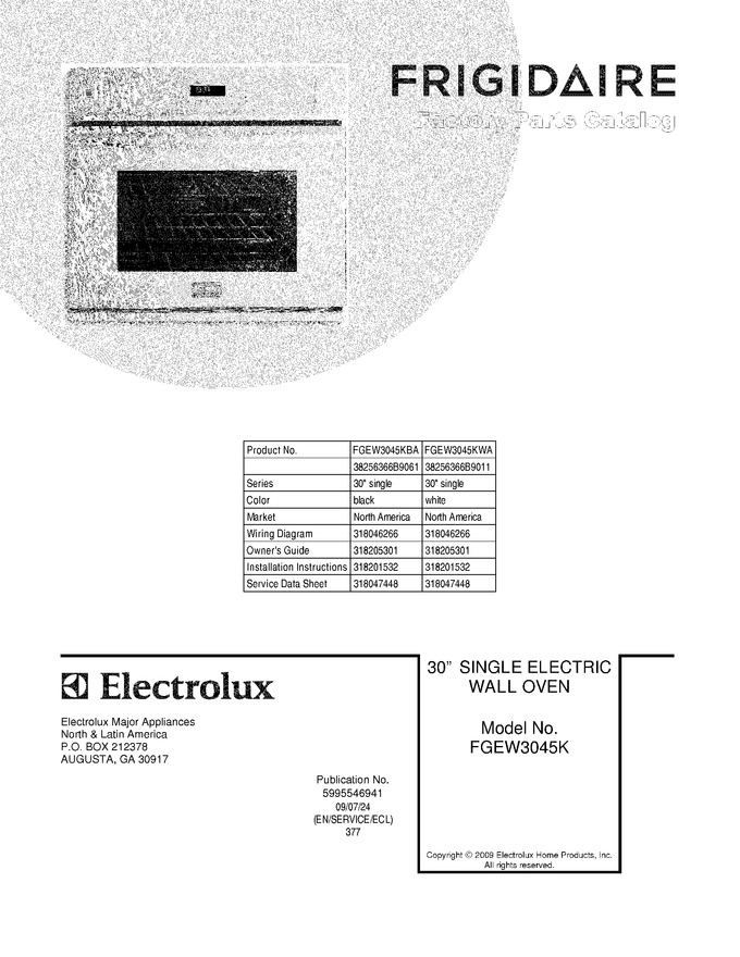 Diagram for FGEW3045KWA