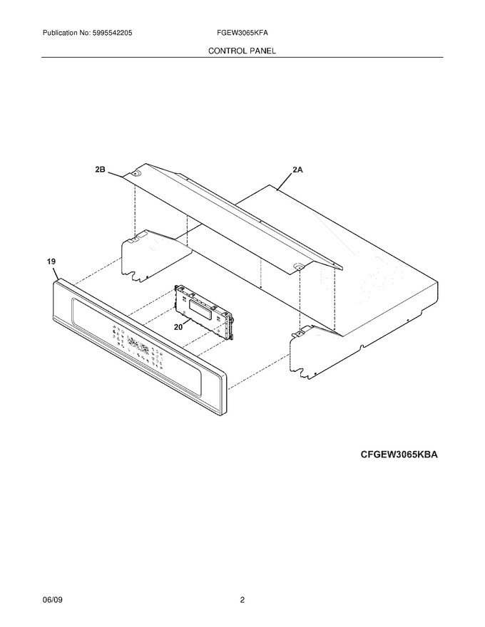 Diagram for FGEW3065KFA