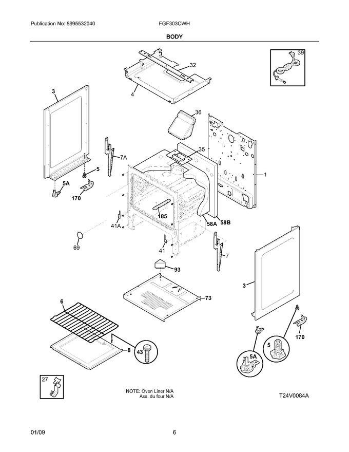 Diagram for FGF303CWH