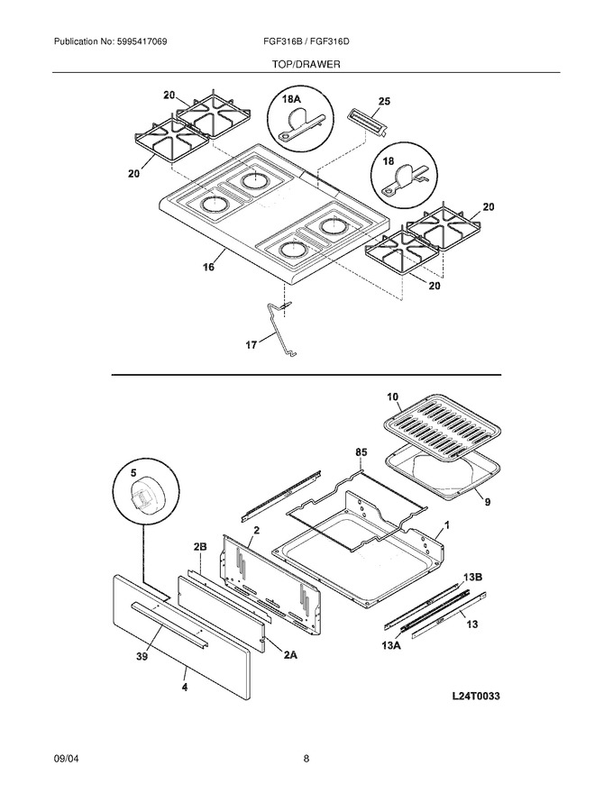 Diagram for FGF316BSE
