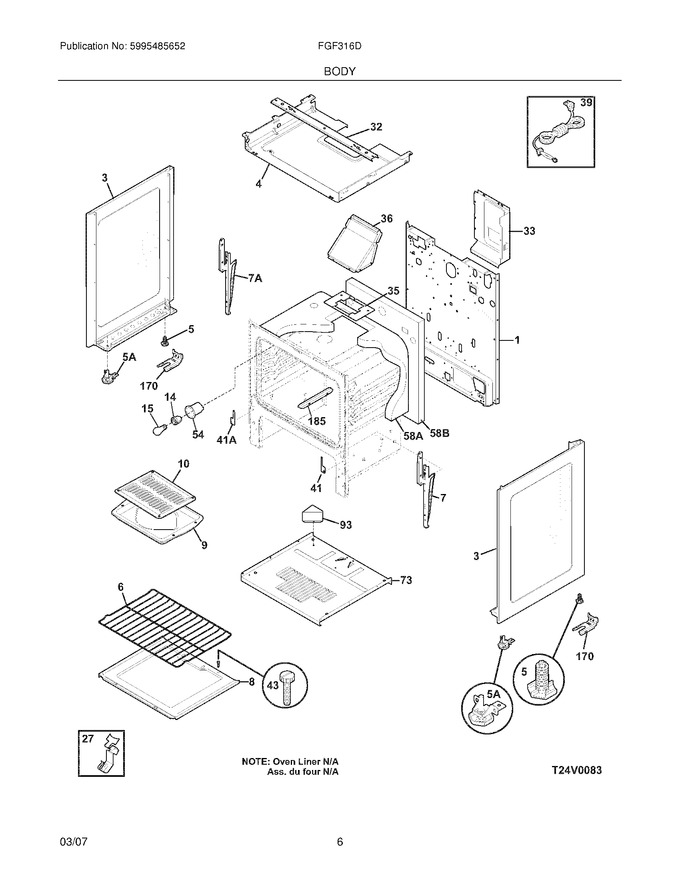 Diagram for FGF316DSE