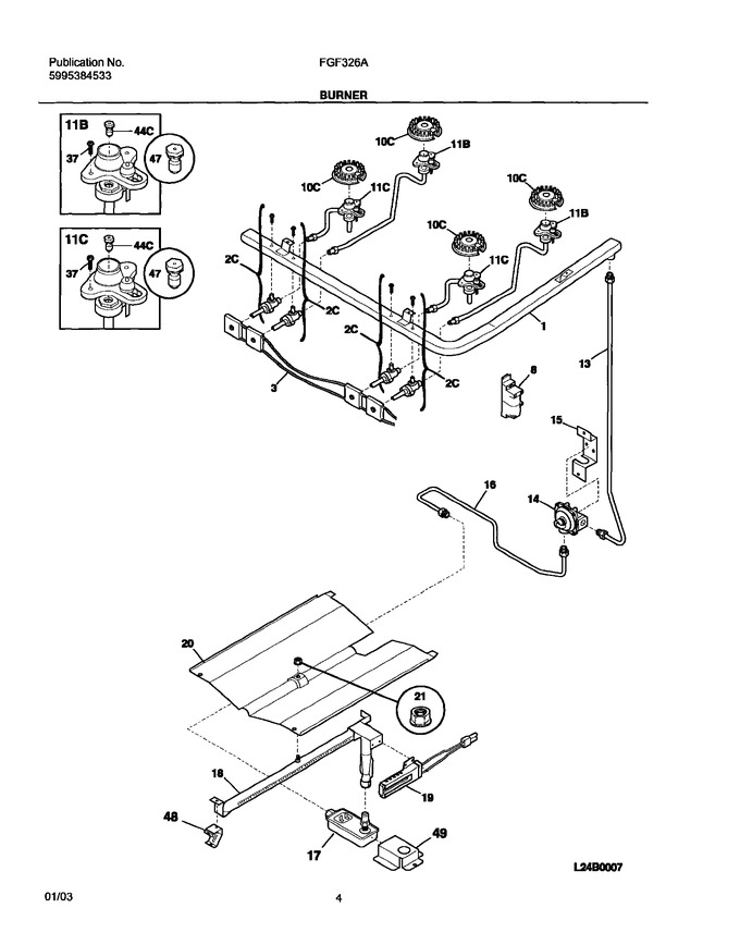 Diagram for FGF326AWD