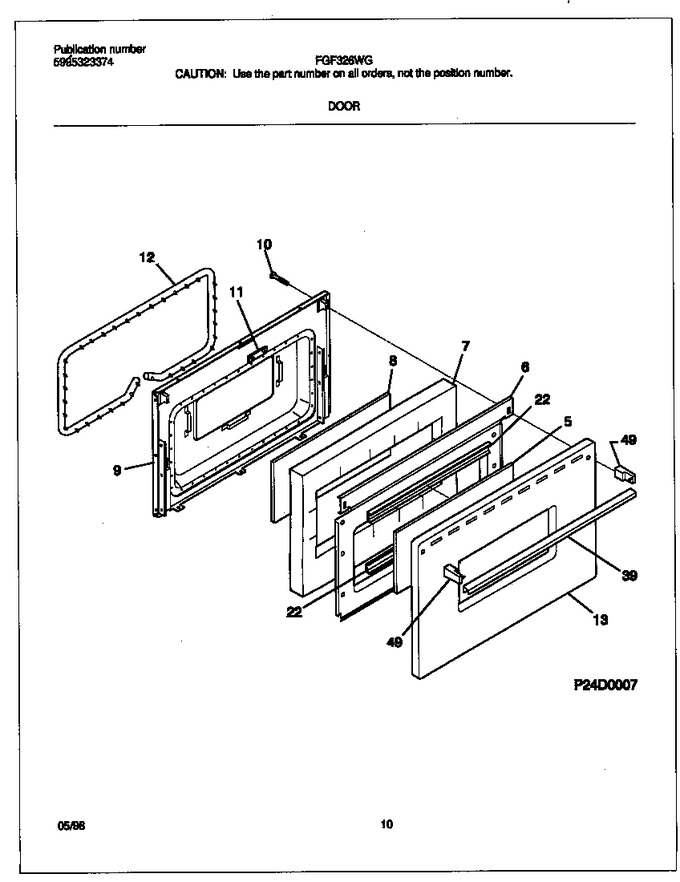 Diagram for FGF326WGTD