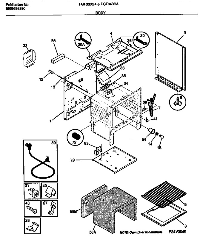 Diagram for FGF333SAWB