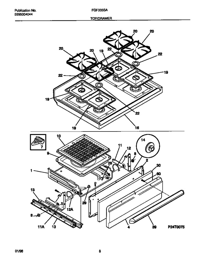 Diagram for FGF333SADJ