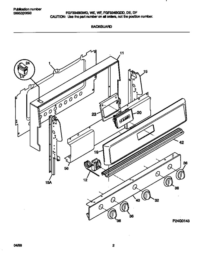 Diagram for FGF334BGWE