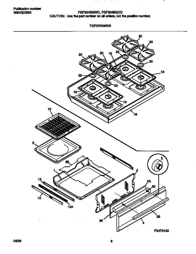 Diagram for FGF334BGWE