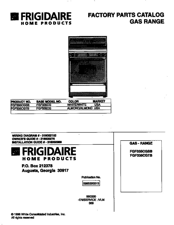 Diagram for FGF335CGTB