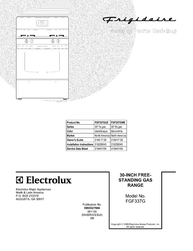Diagram for FGF337GWE