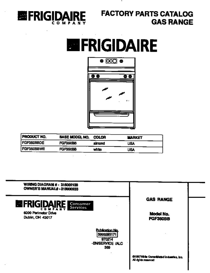 Diagram for FGF350BBDE
