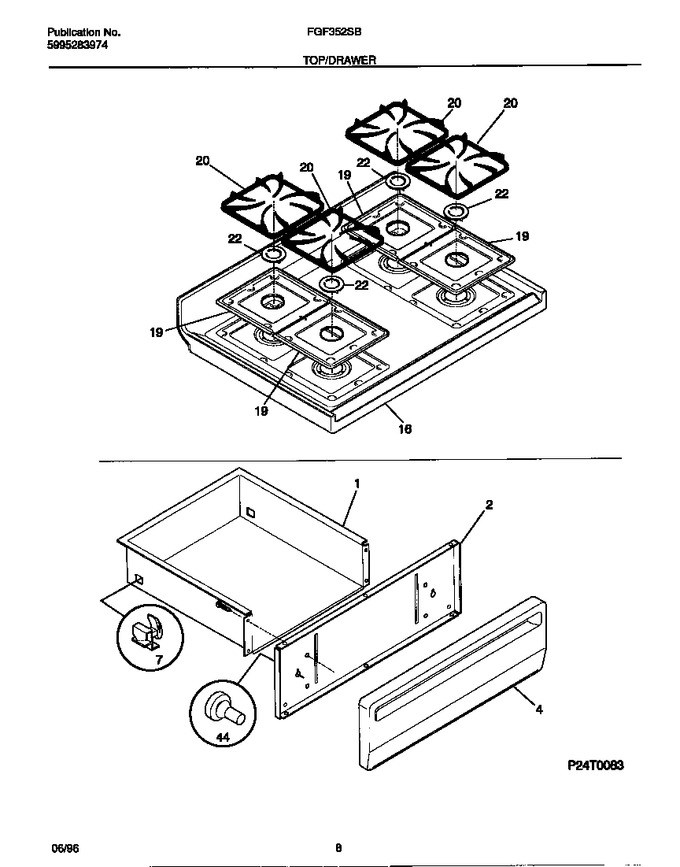 Diagram for FGF352SBWE