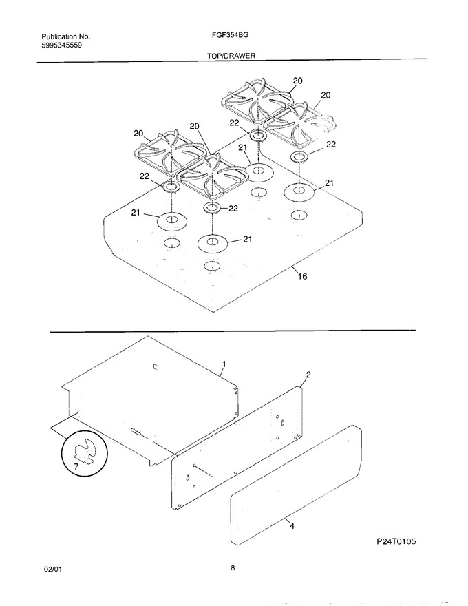Diagram for FGF354BGWF