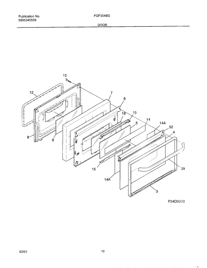 Diagram for FGF354BGWF