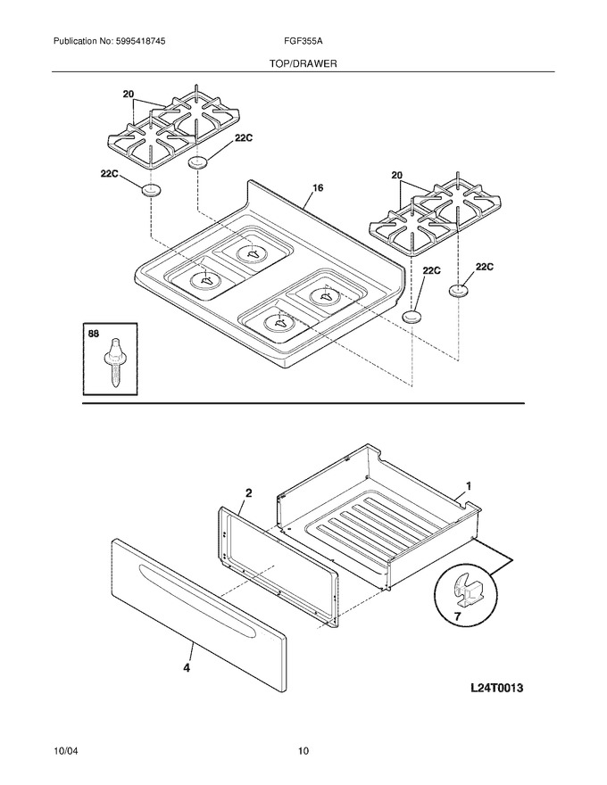Diagram for FGF355AWH