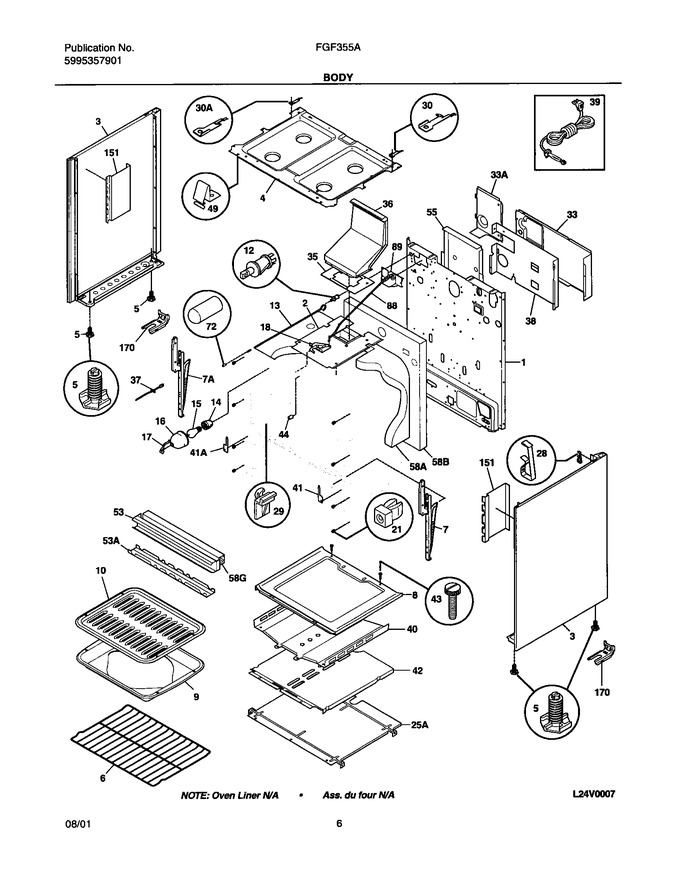 Diagram for FGF355AWA