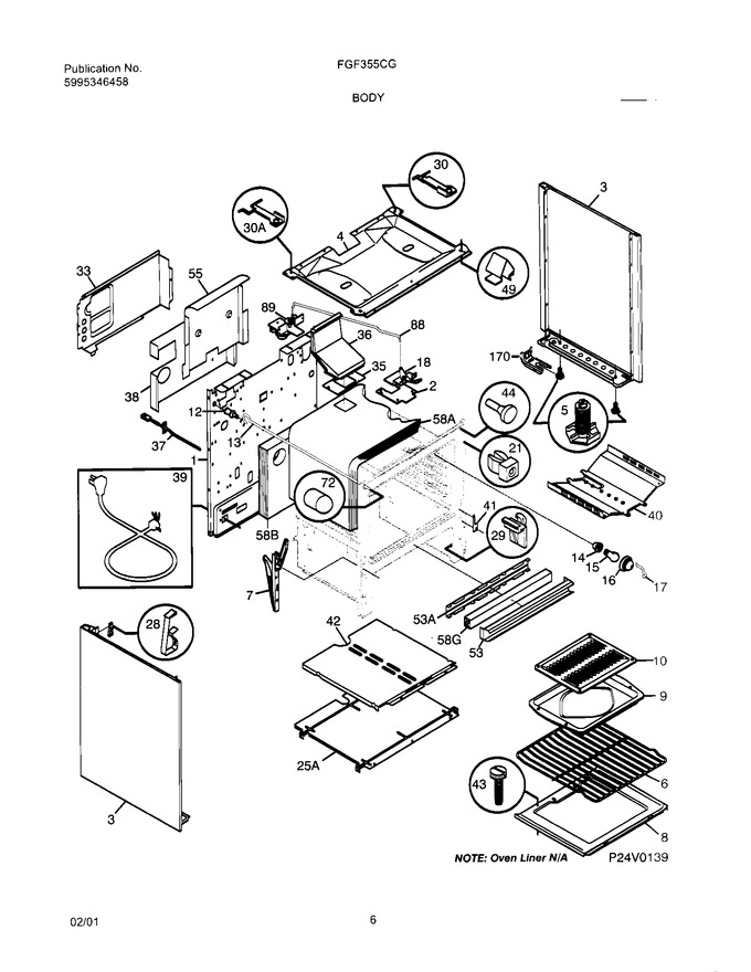 Diagram for FGF355CGBG