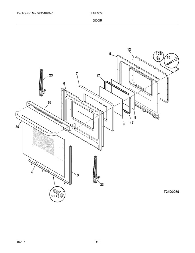 Diagram for FGF355FSE