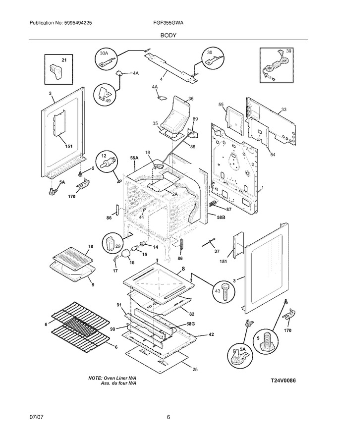 Diagram for FGF355GWA