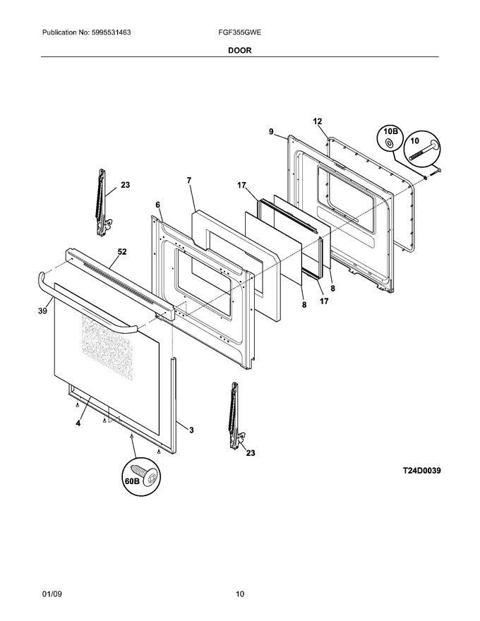 Diagram for FGF355GWE