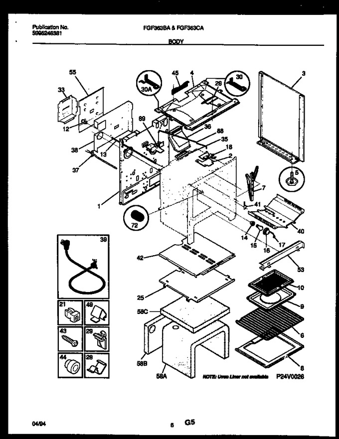 Diagram for FGF363CASA