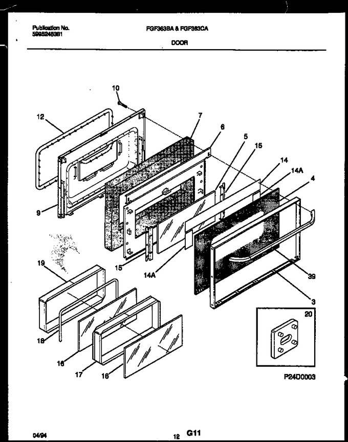 Diagram for FGF363CASA