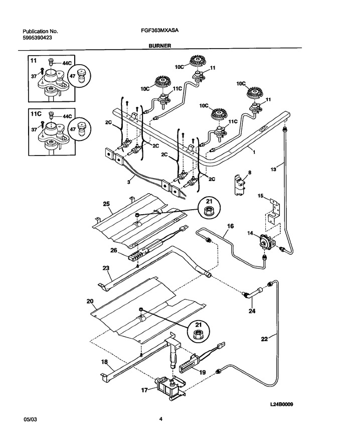 Diagram for FGF363MXASA