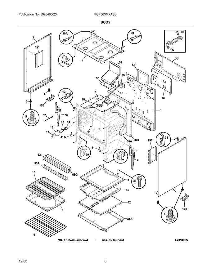 Diagram for FGF363MXASB