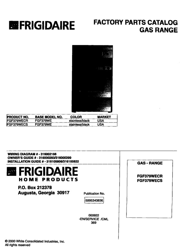 Diagram for FGF379WECR