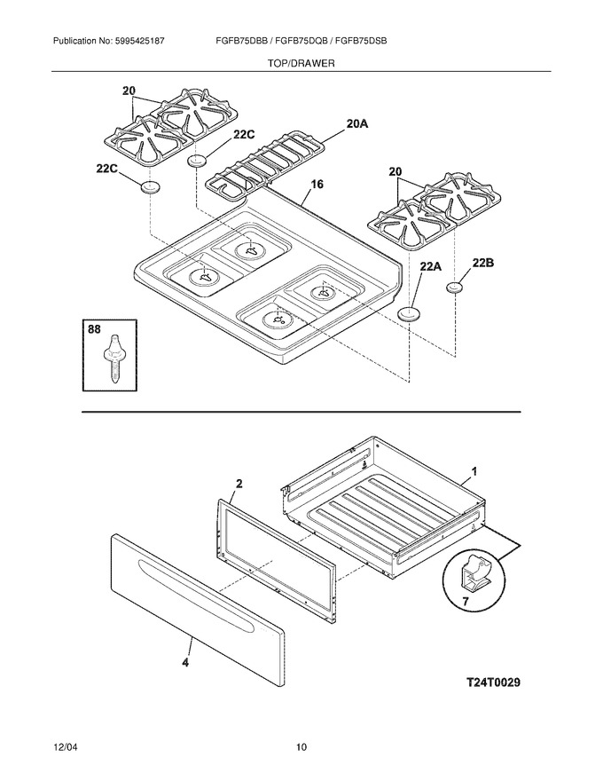 Diagram for FGFB75DQB