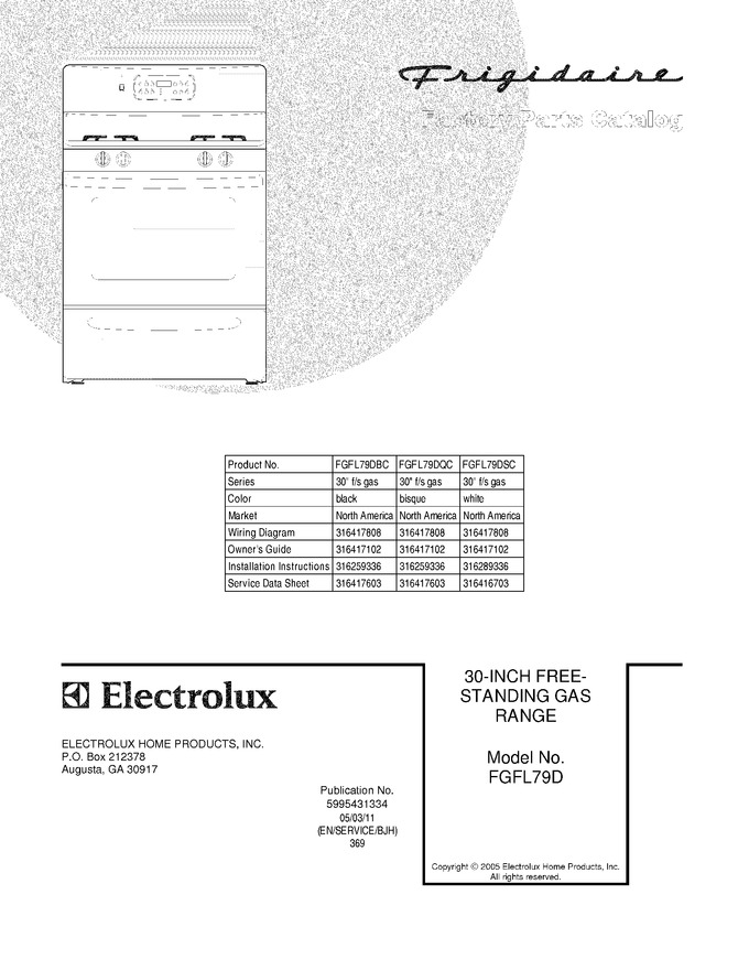 Diagram for FGFL79DSC