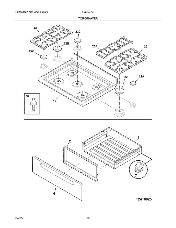 Diagram for FGFL87DSC