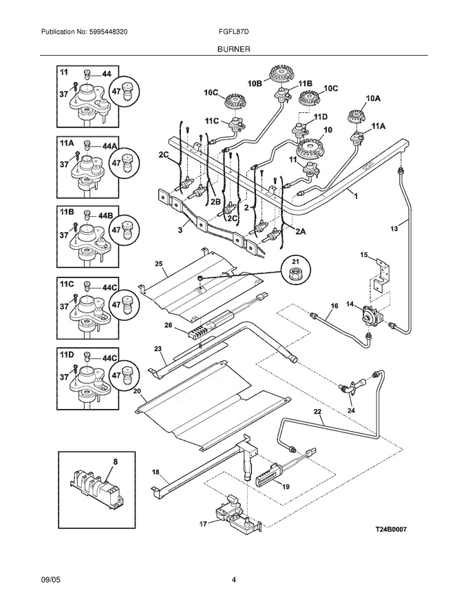 Diagram for FGFL87DSE