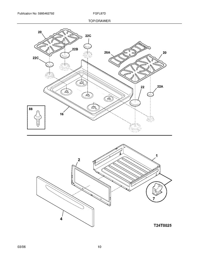 Diagram for FGFL87DSF