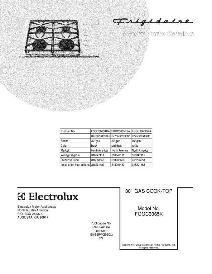 Diagram for FGGC3065KWA