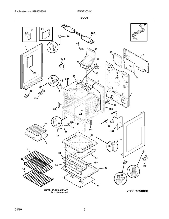 Diagram for FGGF3031KBD