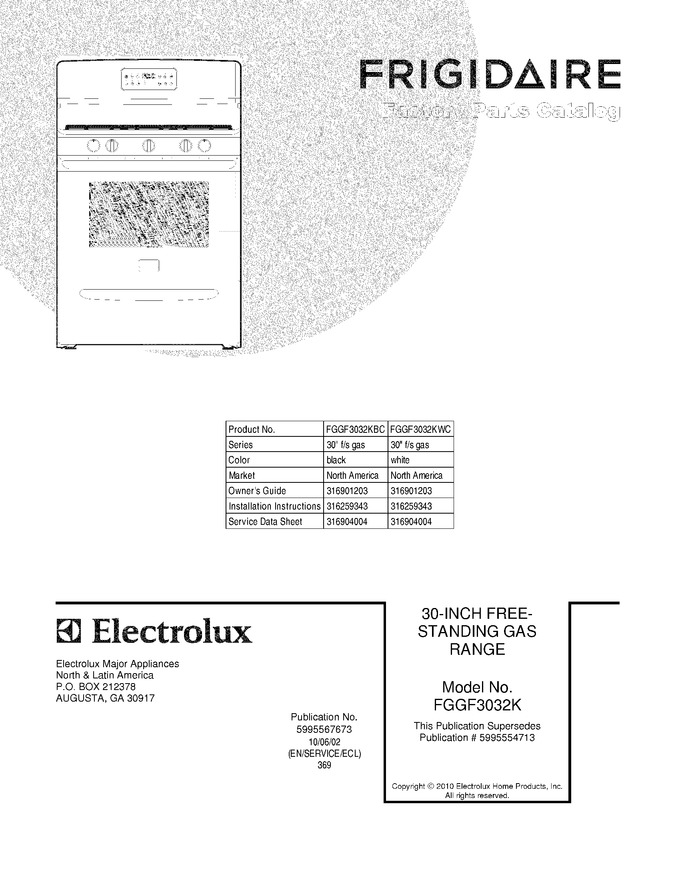 Diagram for FGGF3032KWC